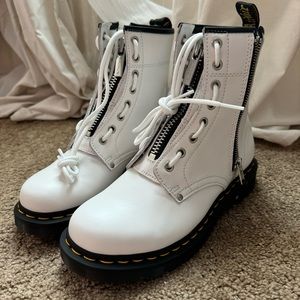 Dr. martins white boots
